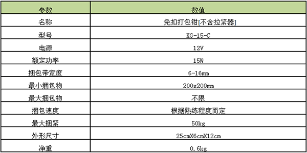 热熔免扣打包钳